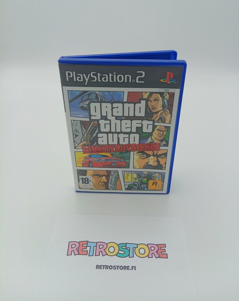 PS2 Gta liberty city stories etukansi