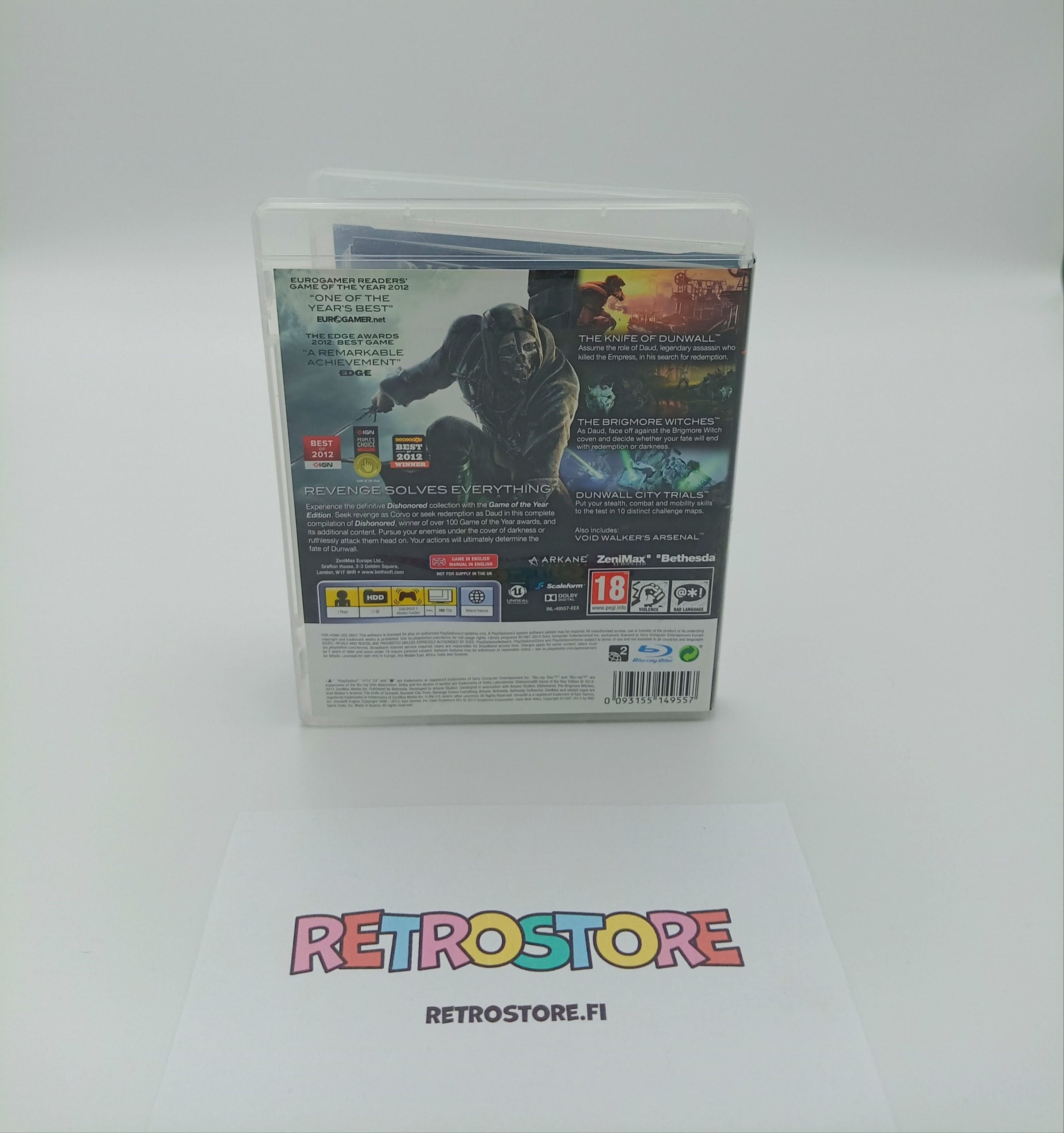 ps3 dishonored game of the year edition takakansi
