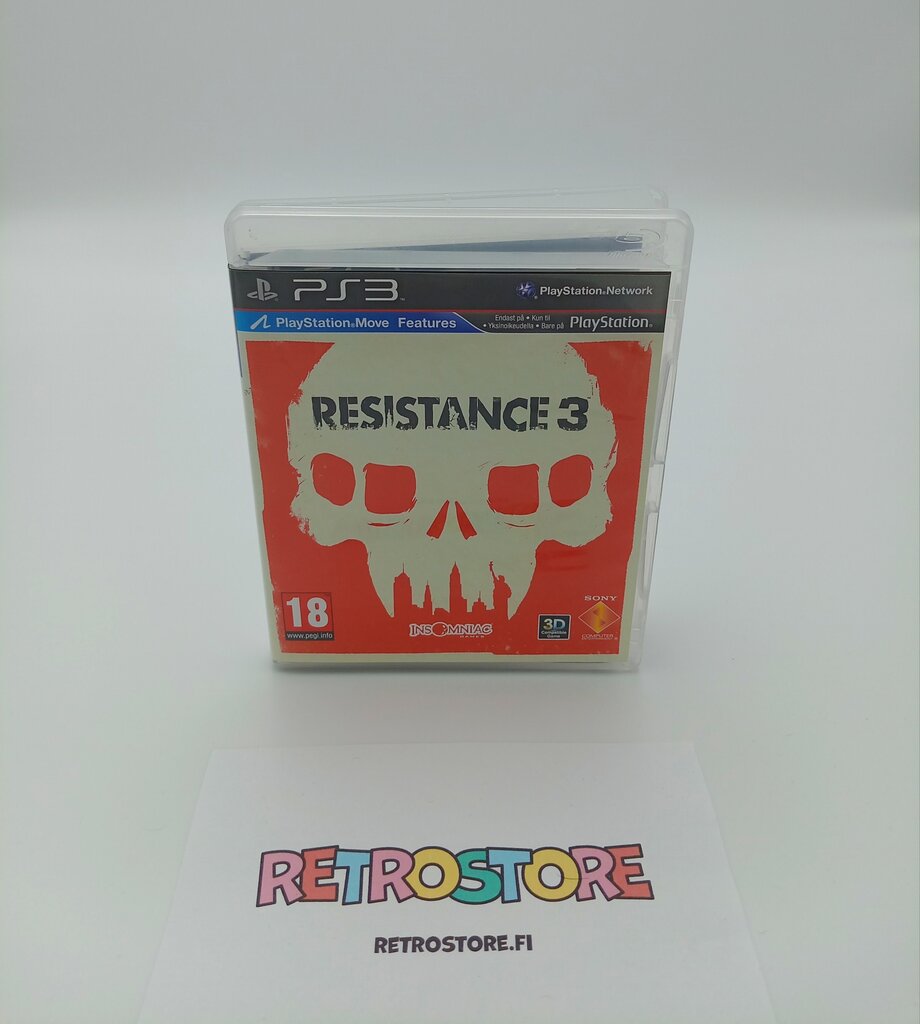 ps3 resistance 3 etukansi