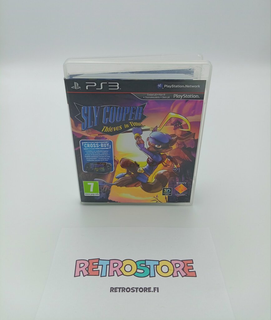 ps3 sly cooper thieves in time etukansi