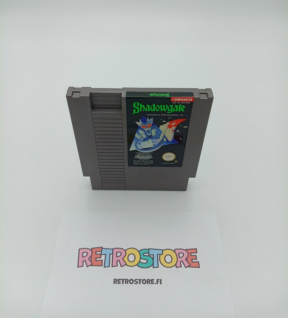 nes shadowgate etukansi