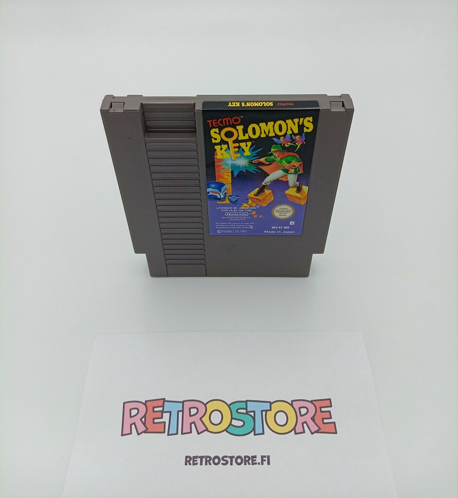 nes solomons key etukansi