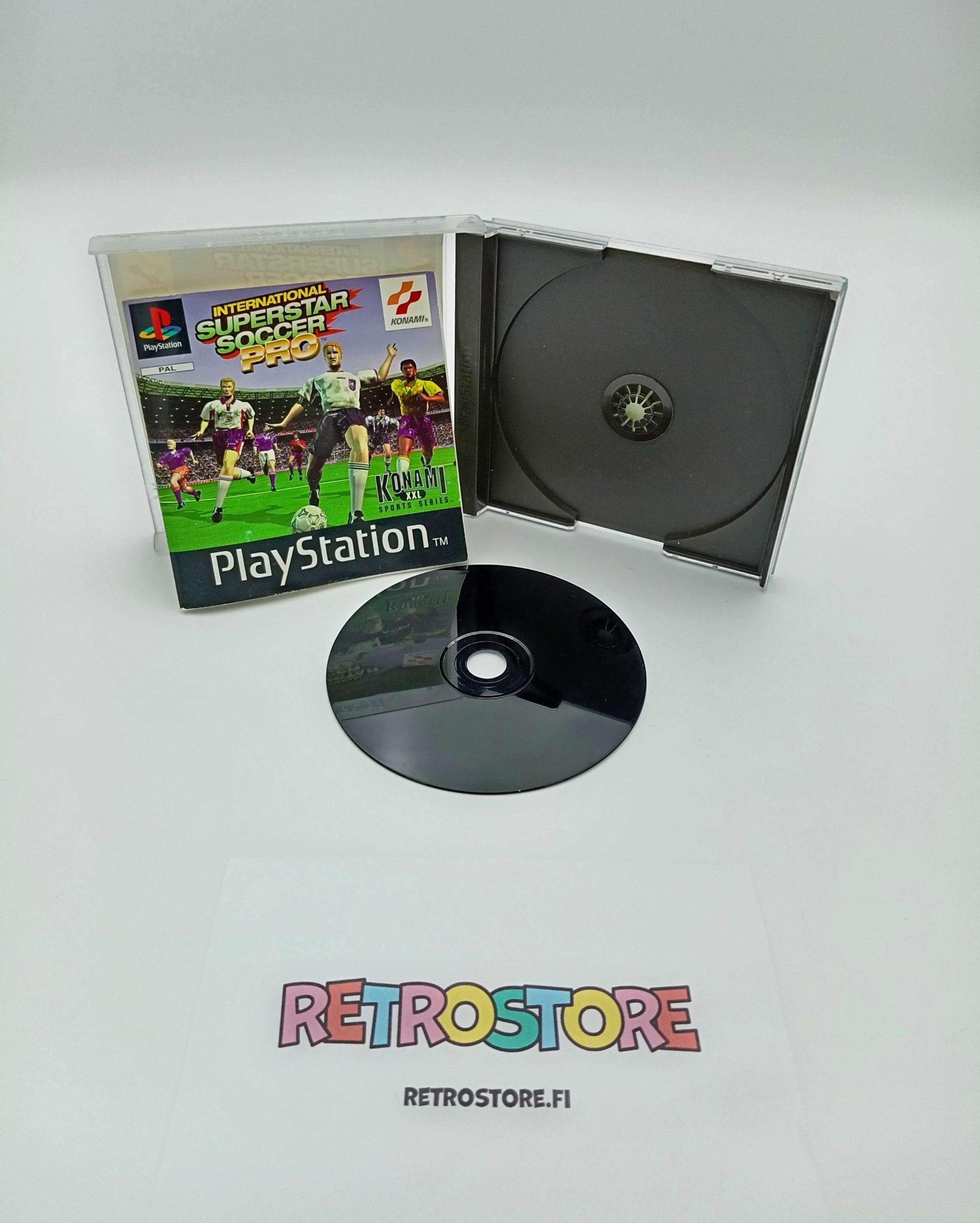 PS1 - International Superstar Soccer Pro (mit OVP) (OVP beschädigt) (gebraucht