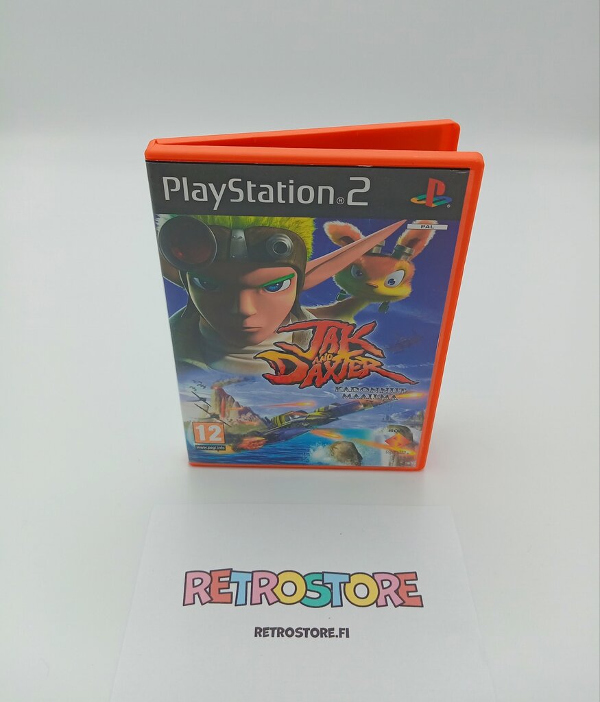 ps2 jak and daxter kadonnut maailma etukansi