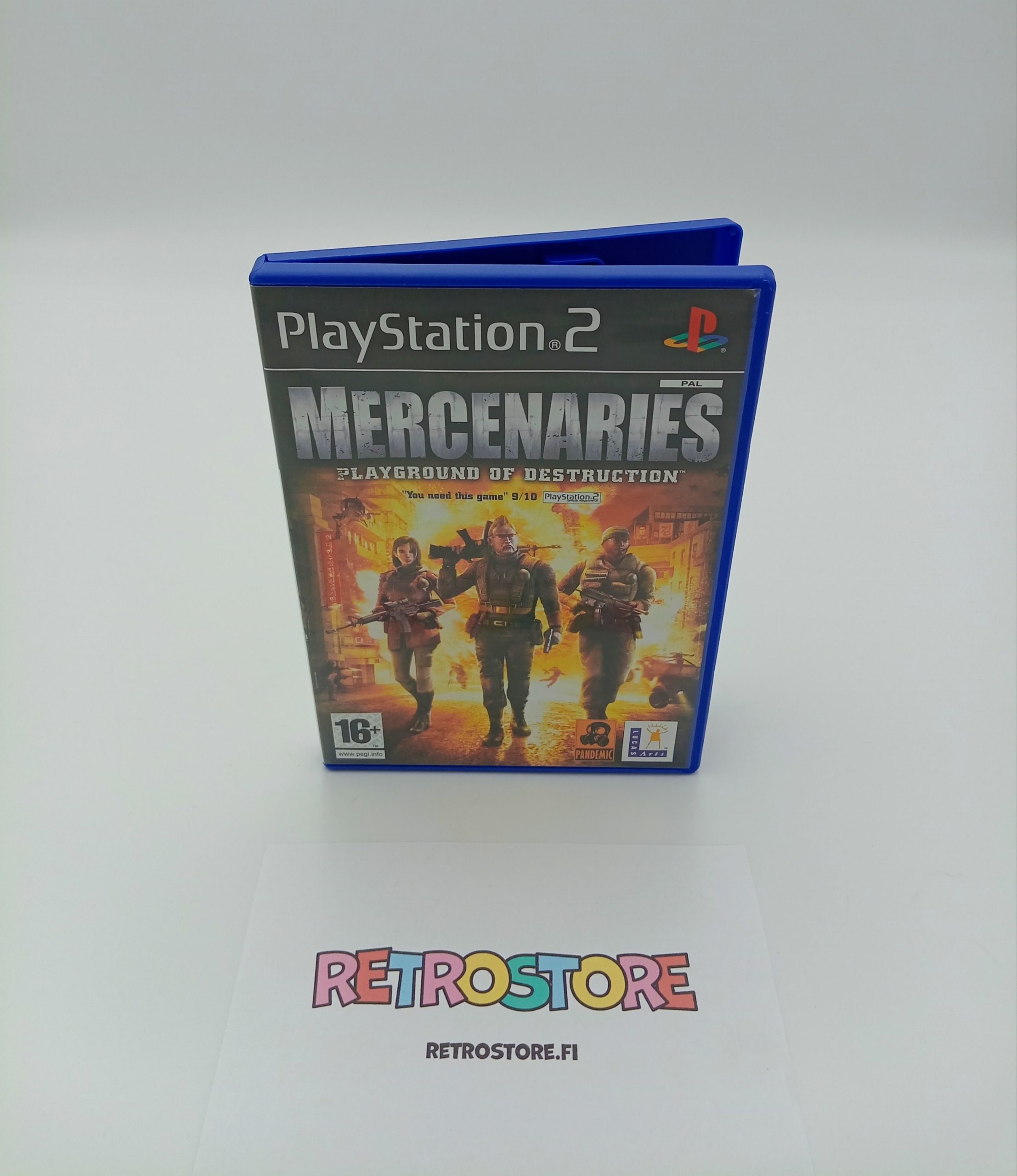 ps2 mercenaries etukansi