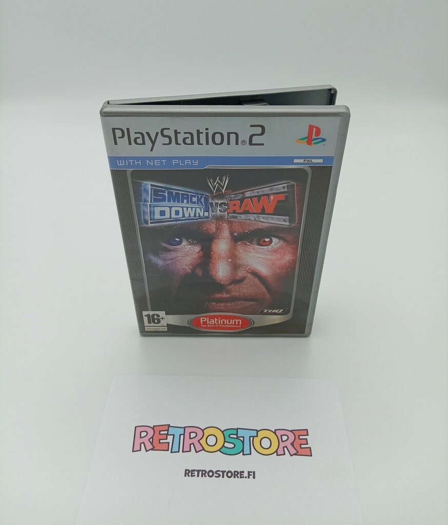 ps2 smackdown vs raw etukansi