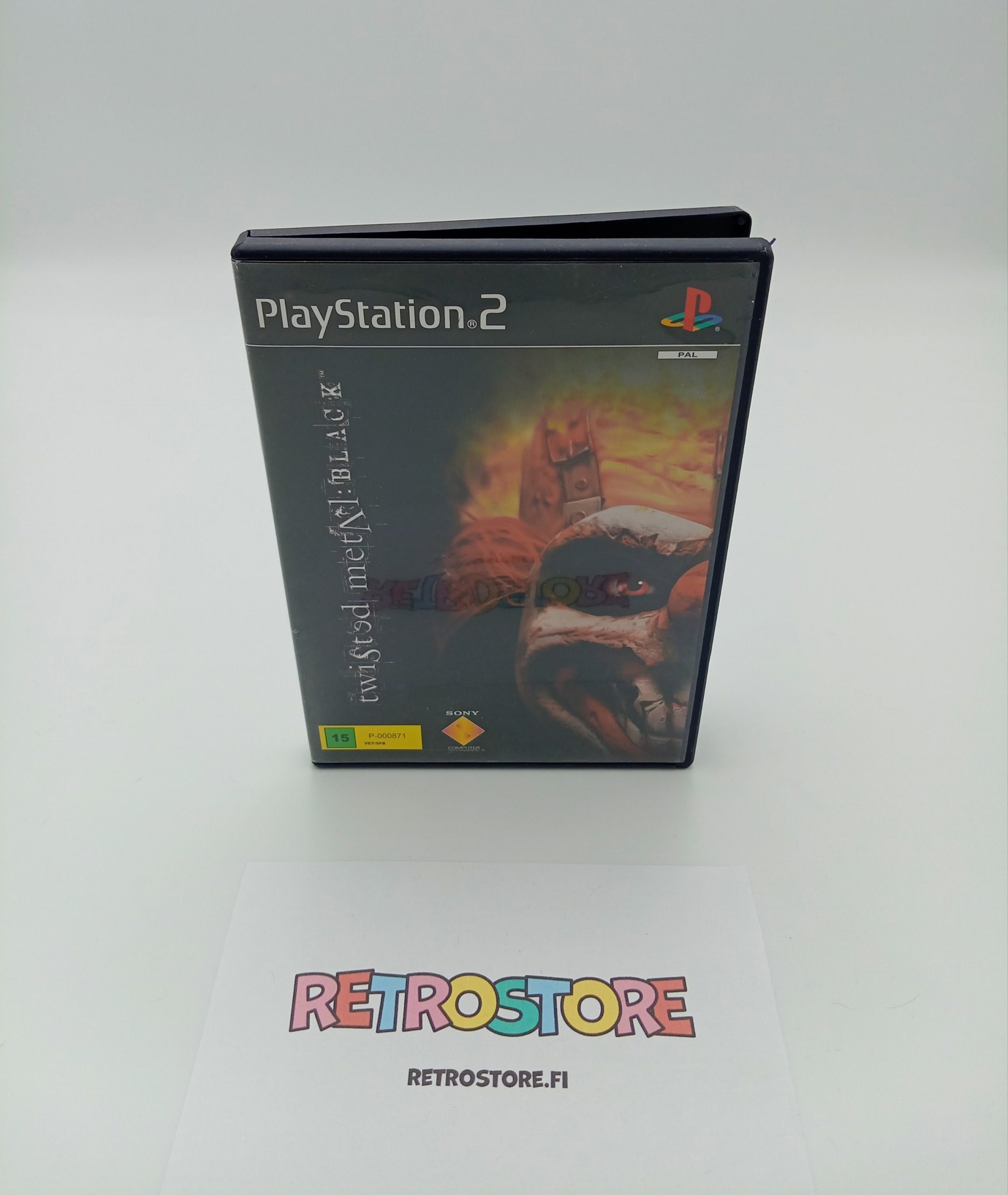 ps2 twisted metal black etukansi
