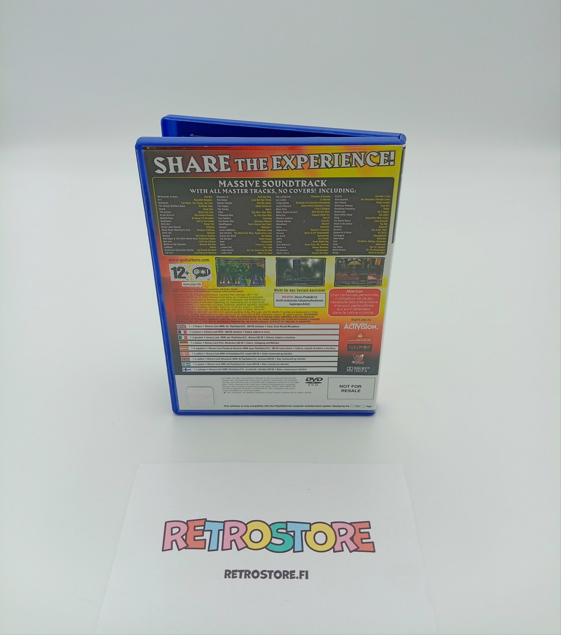 ps2 guitar hero world tour takakansi