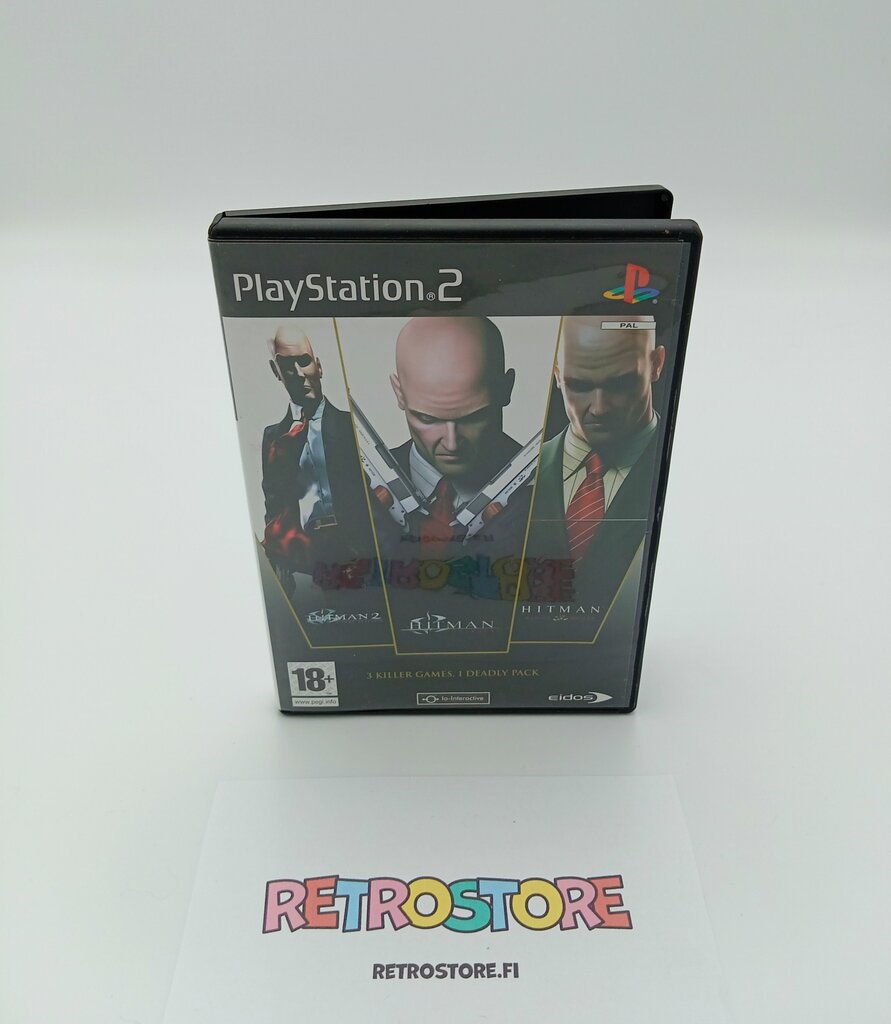 ps2 hitman triple pack etukansi
