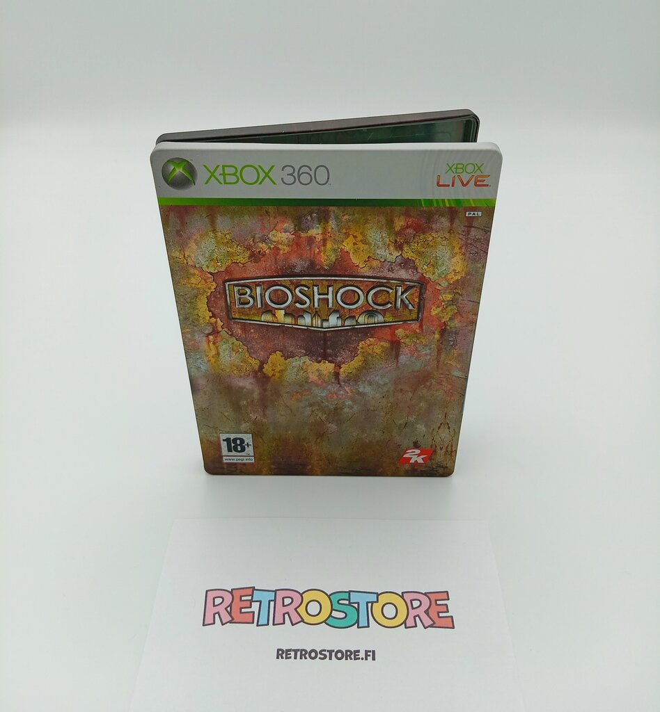 xbox 360 bioshock etukansi, steelbook