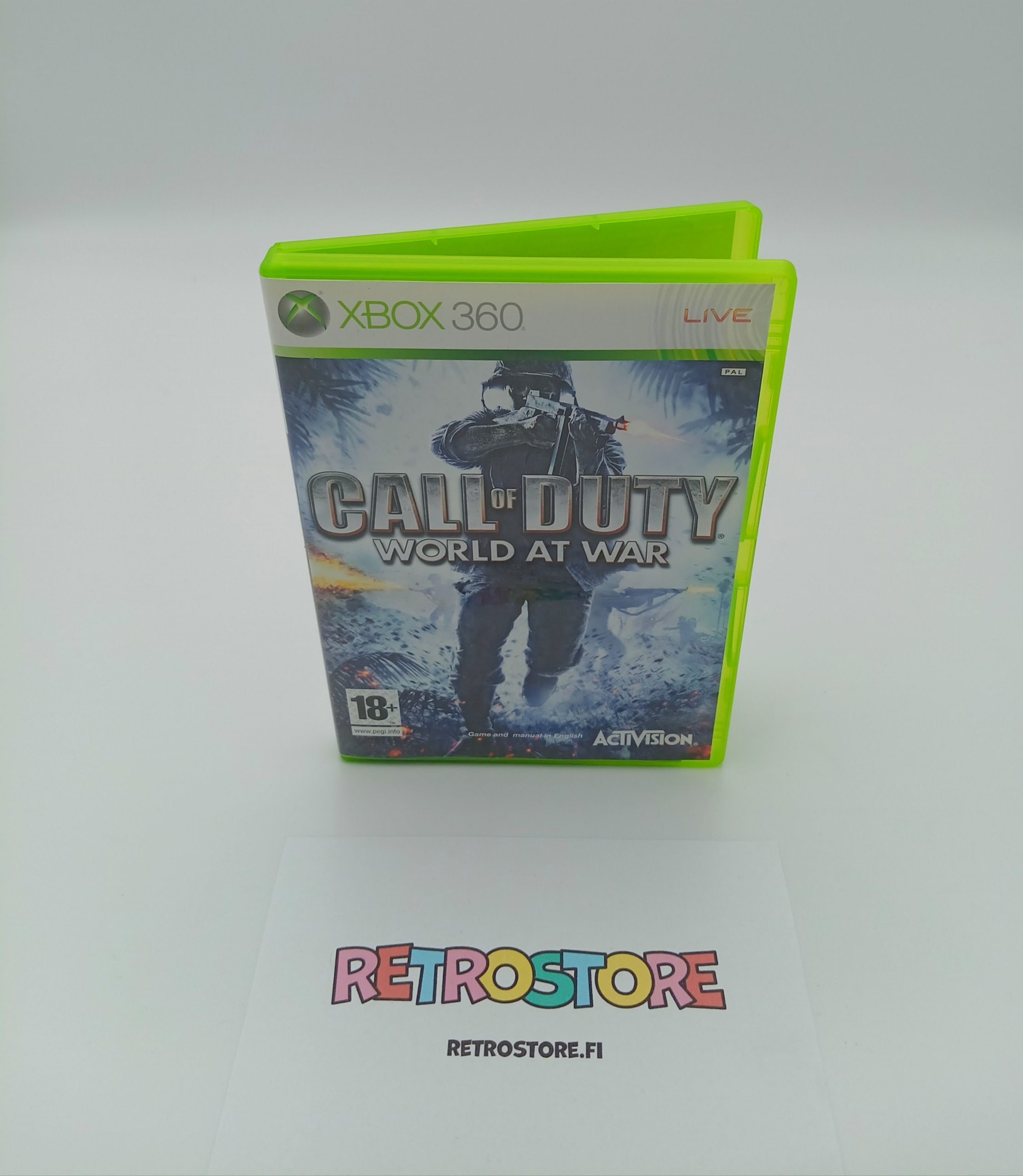 xbox 360 call of duty orld at war etukansi