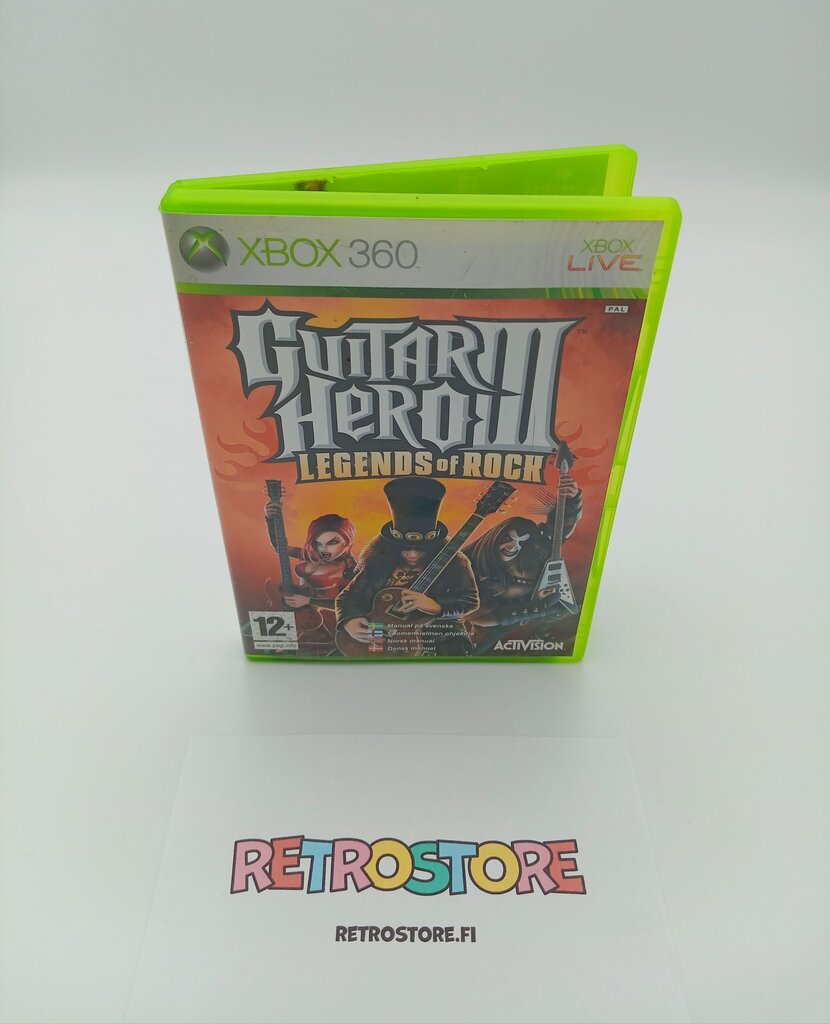 xbox 360 guitar hero 3 etukansi
