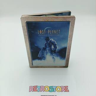 xbox 360 lost planet etukansi, peltikotelo