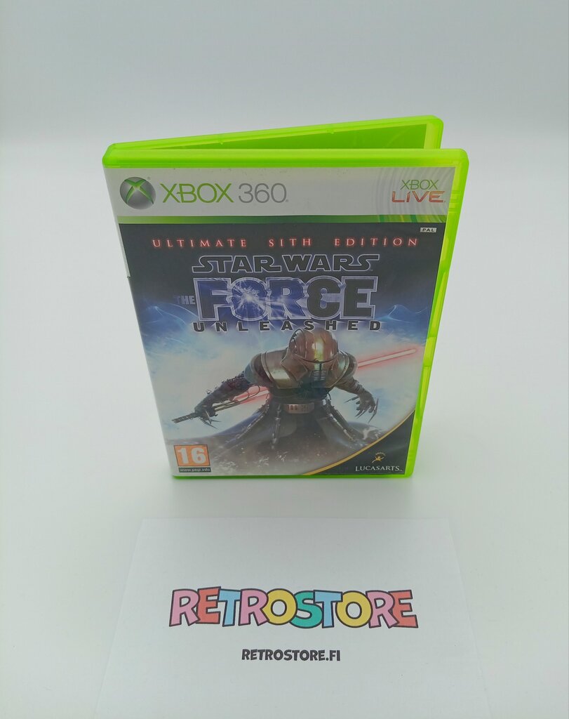 xbox 360 star wars the force unleashed 2 etukansi