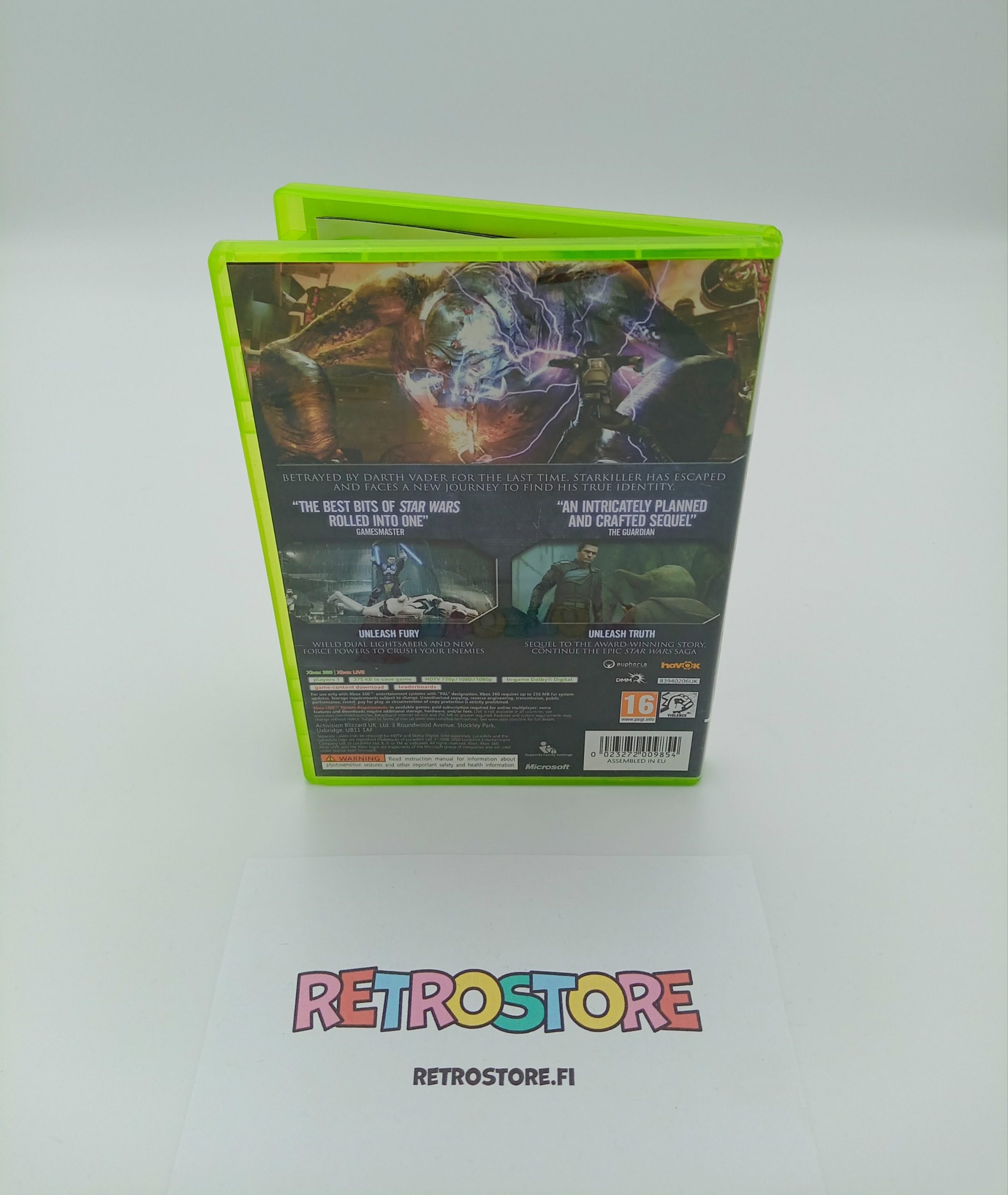 xbox 360 star wars the force unleashed 2 takakansi