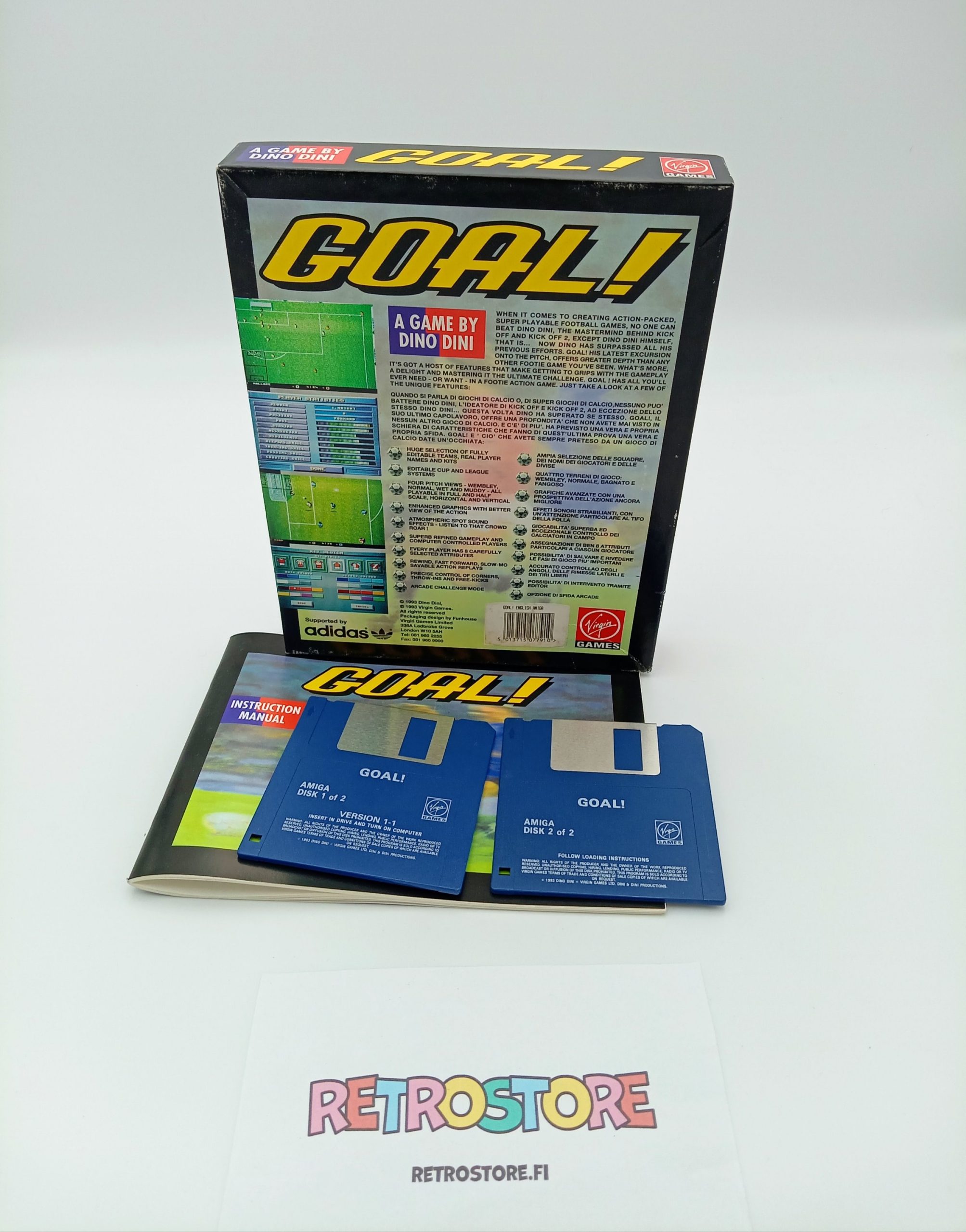 amiga goal! sisältö