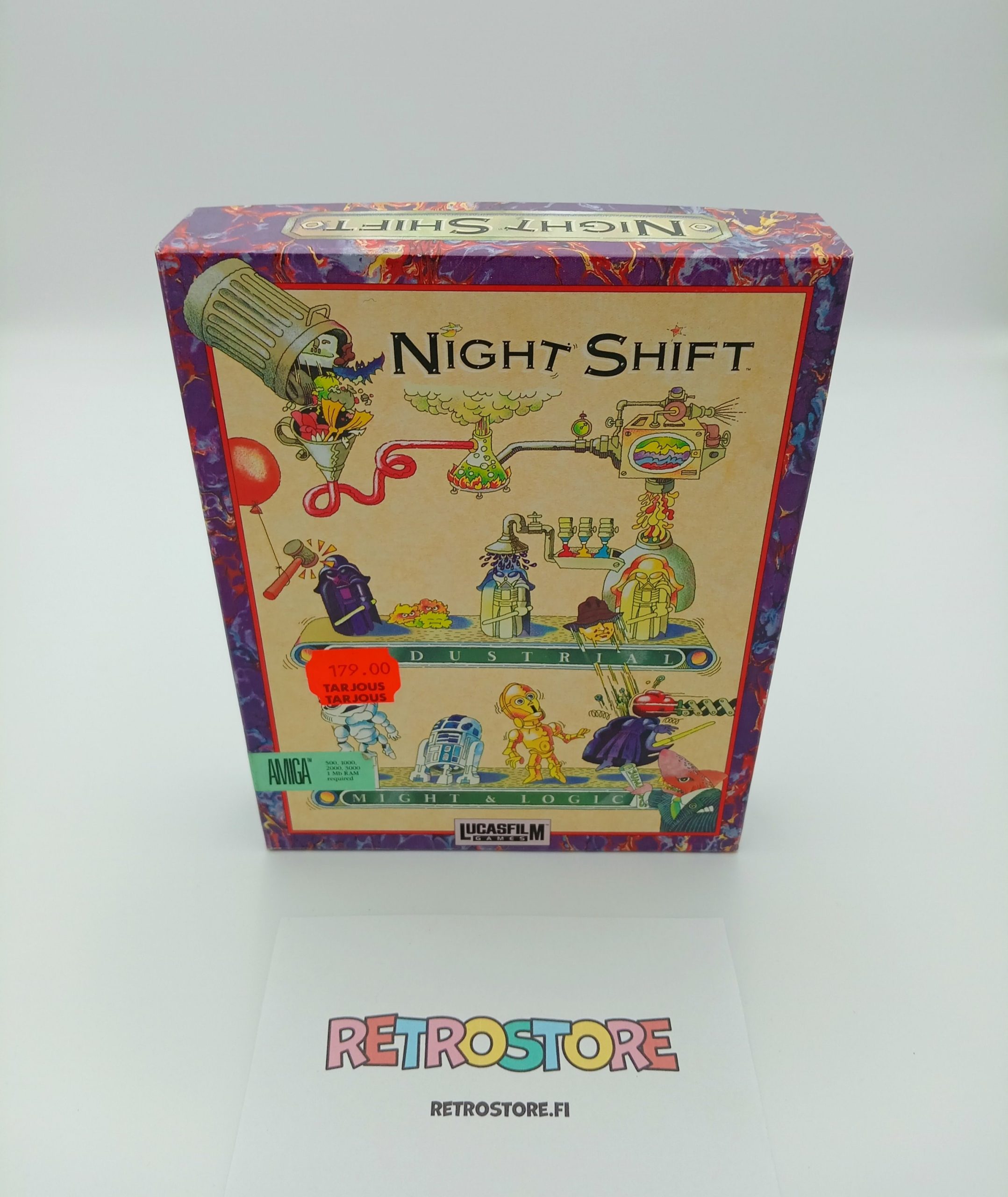 amiga night shift etukansi