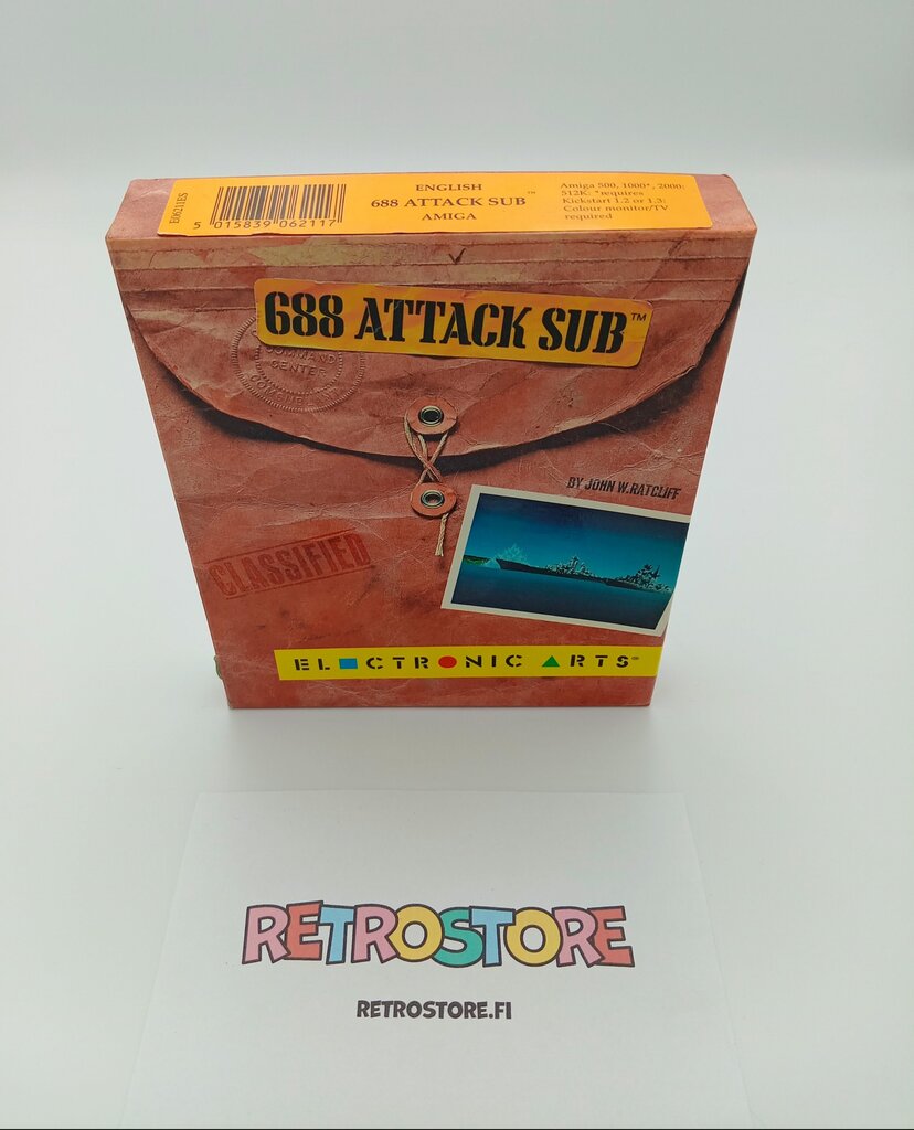 amiga 688 attack sub etukansi