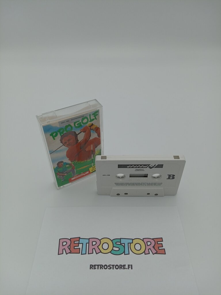 commodore 64 pro golf kasetti ja kotelo
