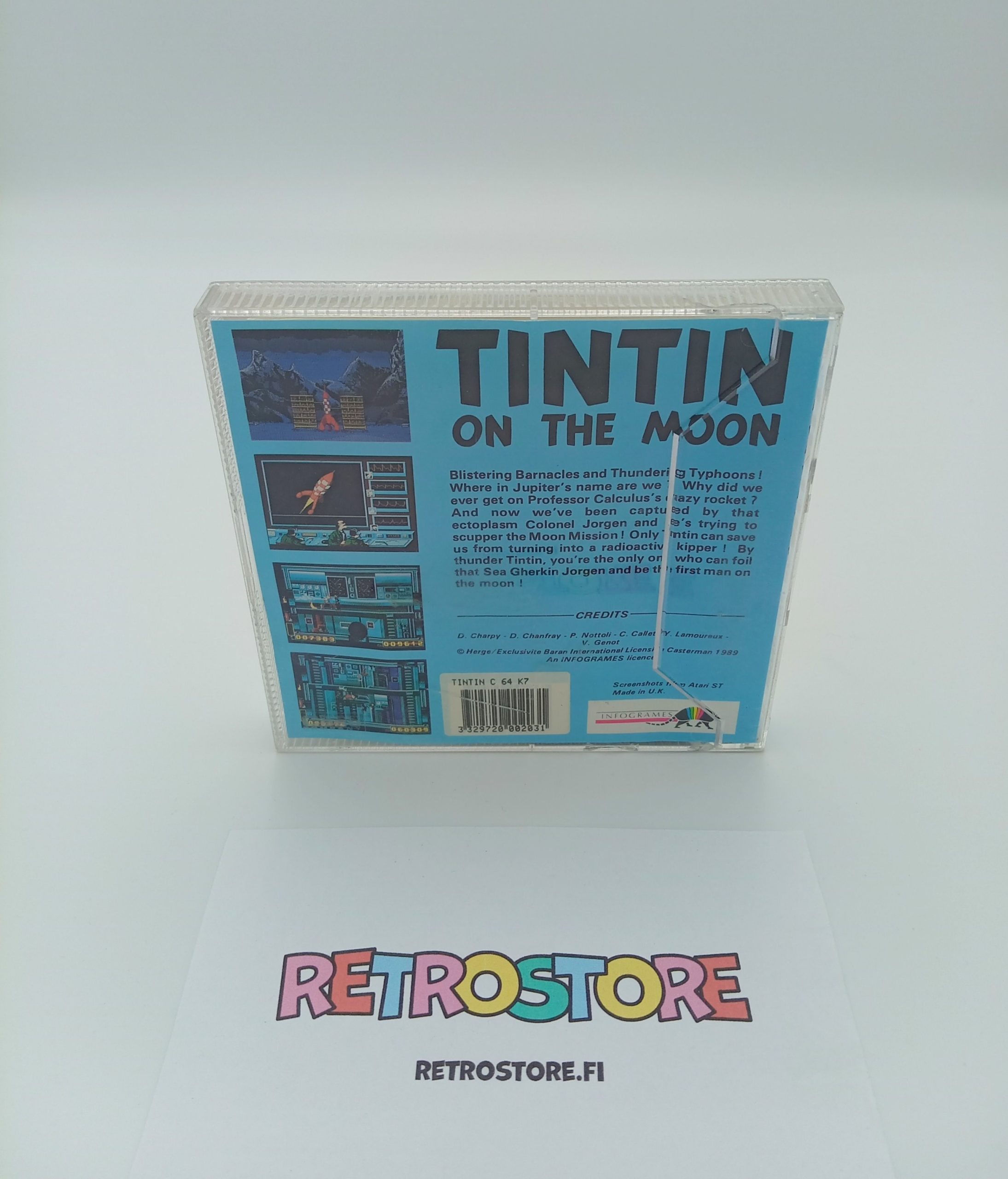 commodore 64 tintin on the moon takakansi