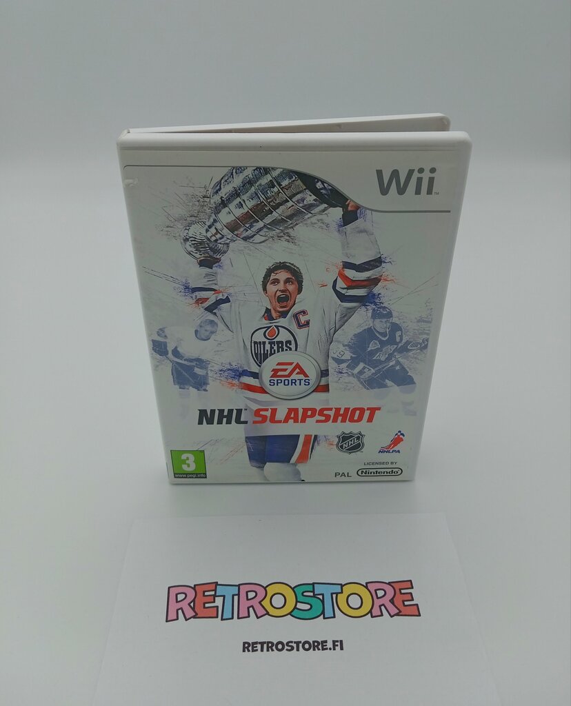wii nhl slap shot etukansi