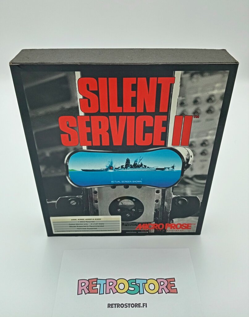 amiga 500 silent service 2 etukansi