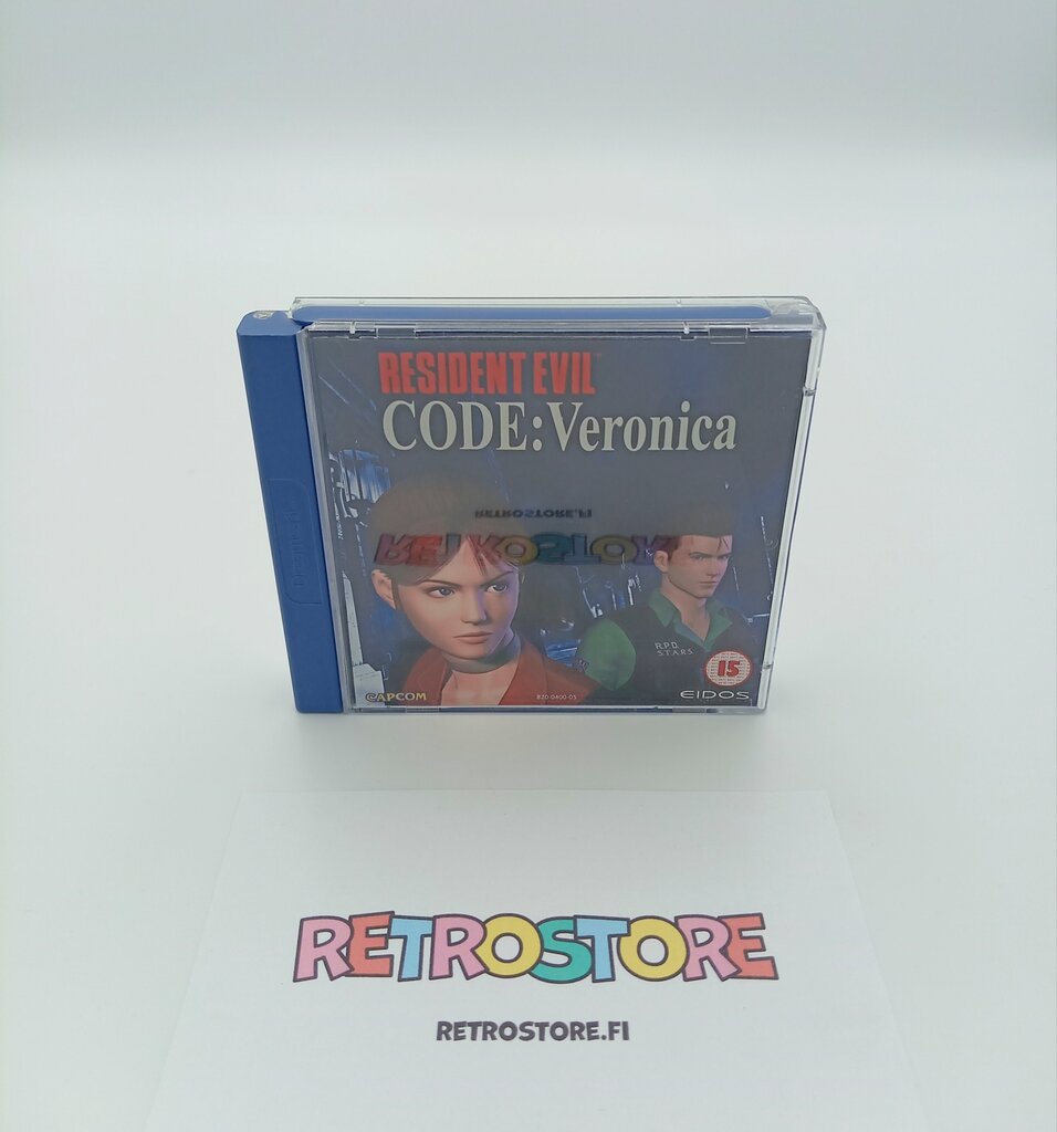Dreamcast resident evil code veronica x etukansi