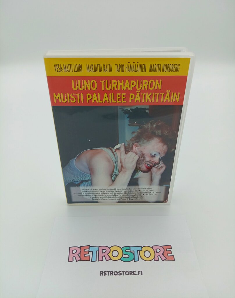 uuno turhapuron muisti palailee pätkittäin dvd-kansi