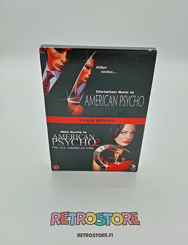 american psycho / american psycho 2 dvd-kansi