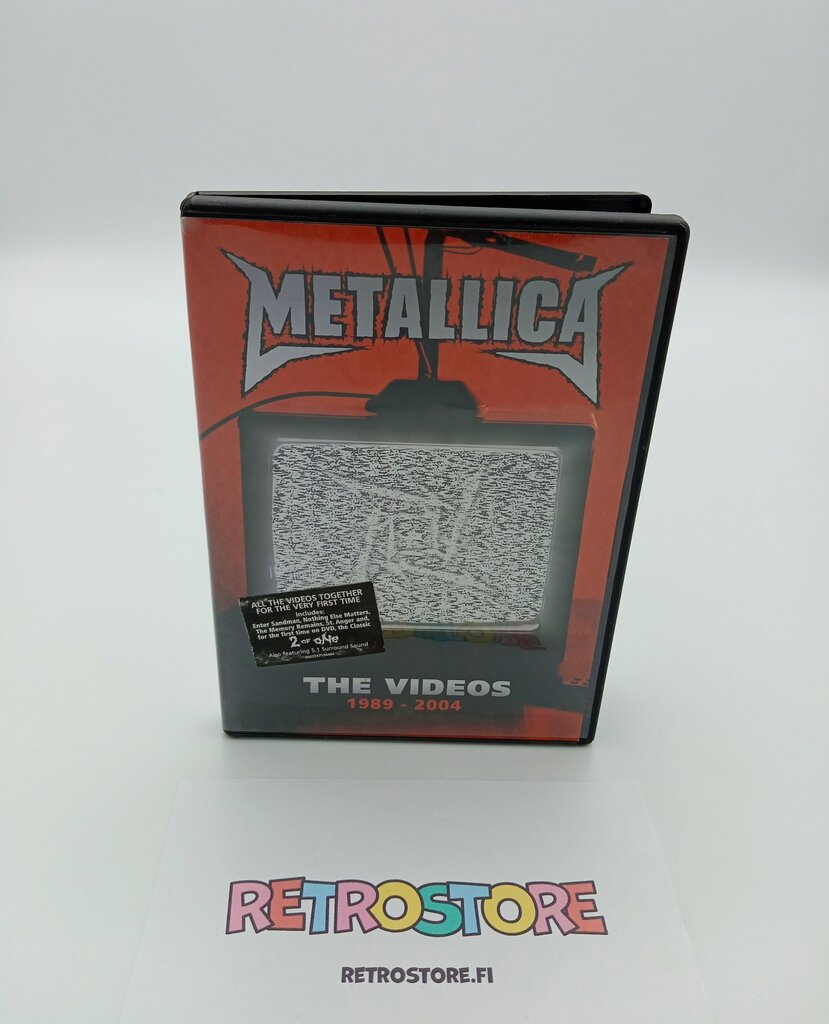 metallica the videos 1989-2004 dvd-kansi