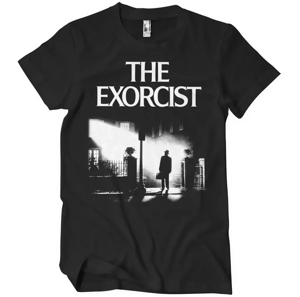The-Exorcist-Poster-t-paita-musta-leffafanituote