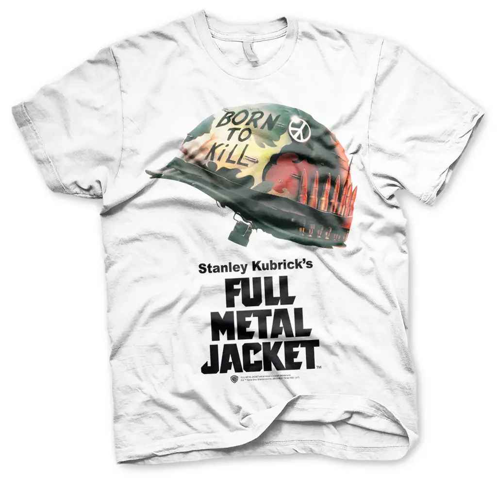 Full-Metal-Jacket-Poster-t-paita-valkoinen-kyparaprintti