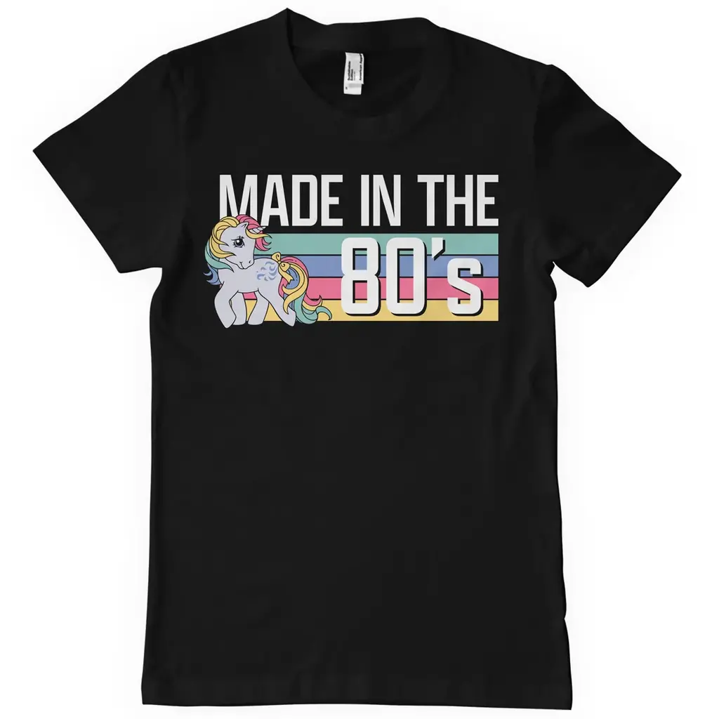 my little pony made in the 80s t-paita