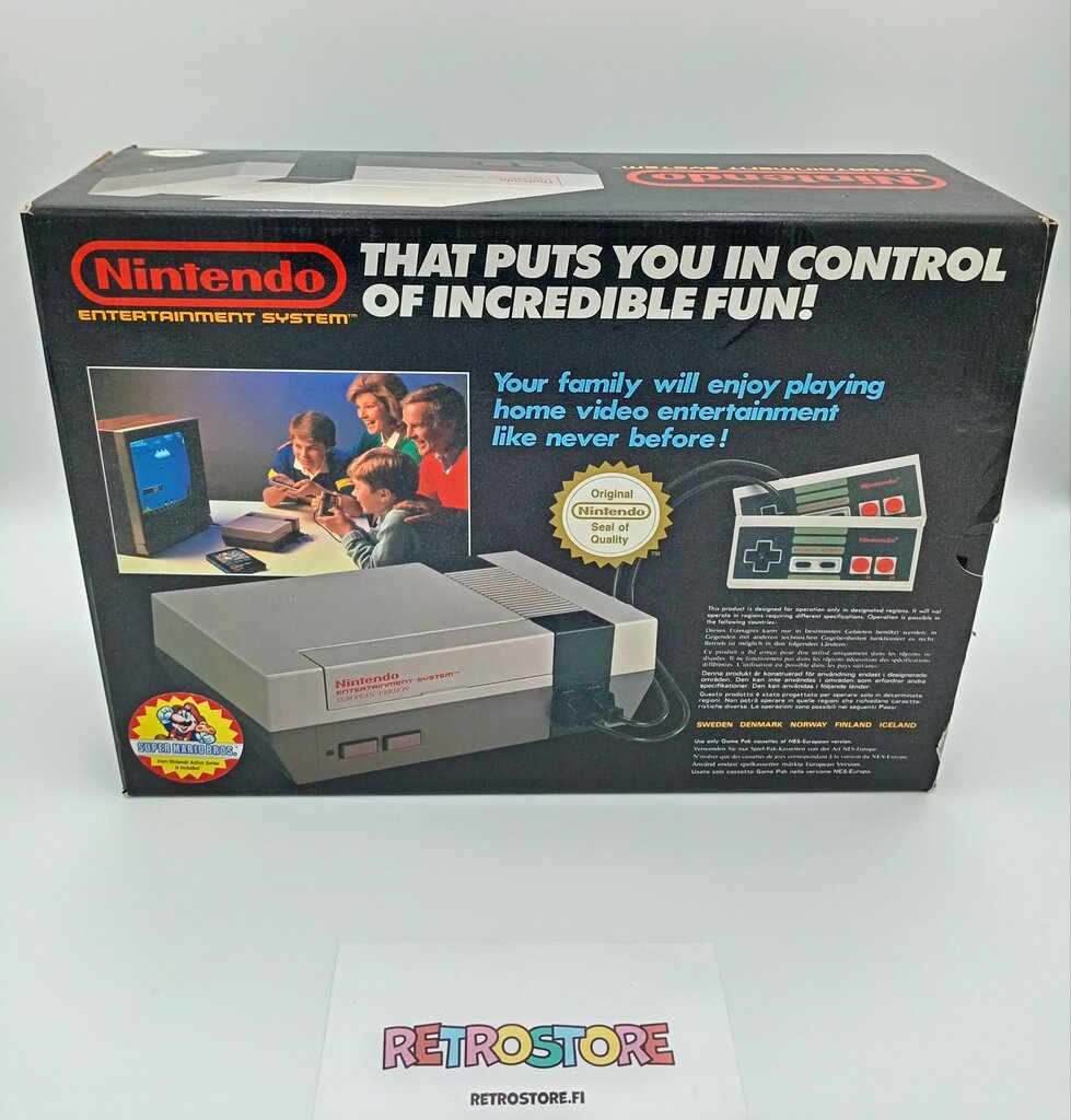 nes cib konsoli paketti edestä