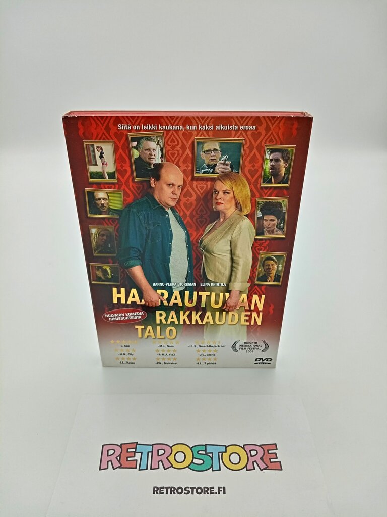 haarautuvan rakkauden talo dvd kansi