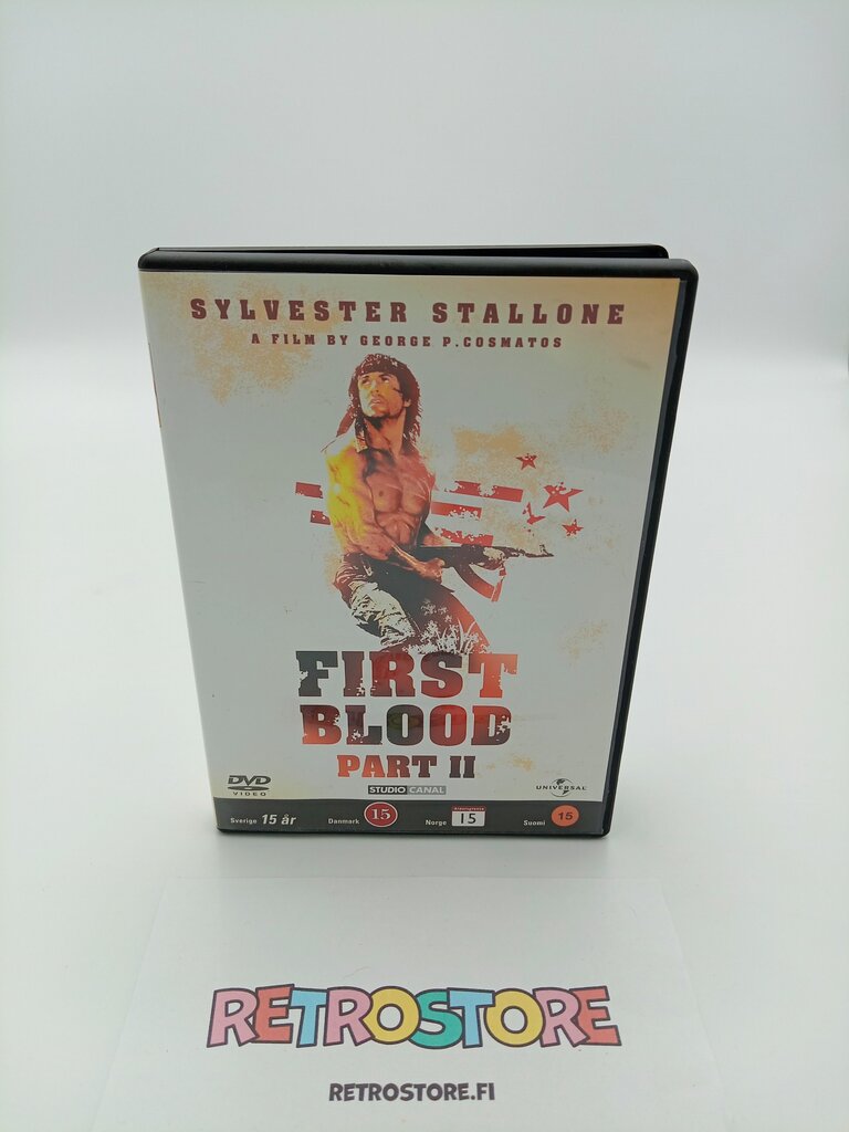 first blood part 2 dvd kansi