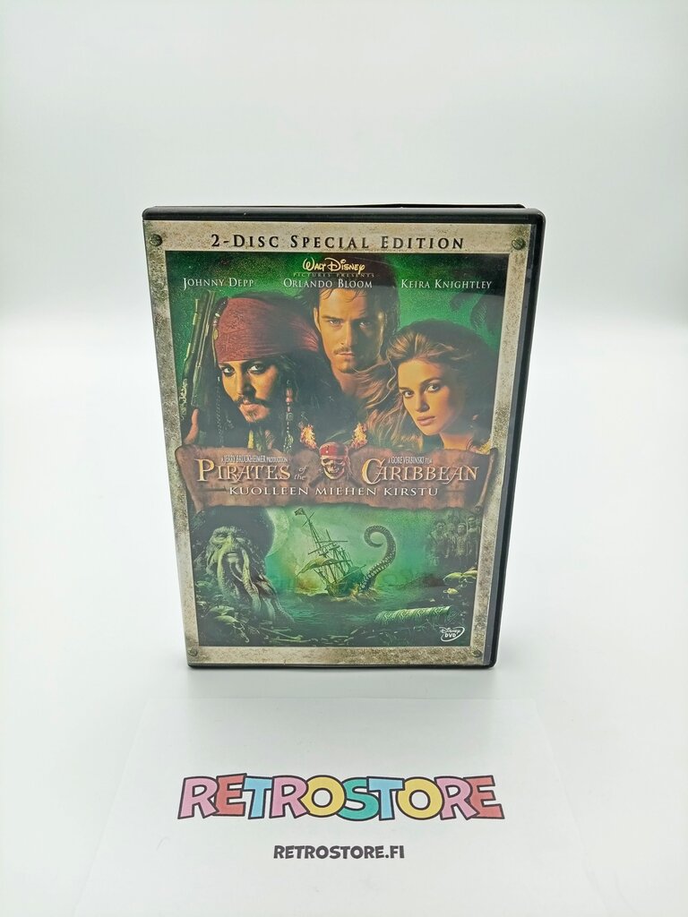 dvd pirates of the caribbean kuolleen miehen kirstu etukansi