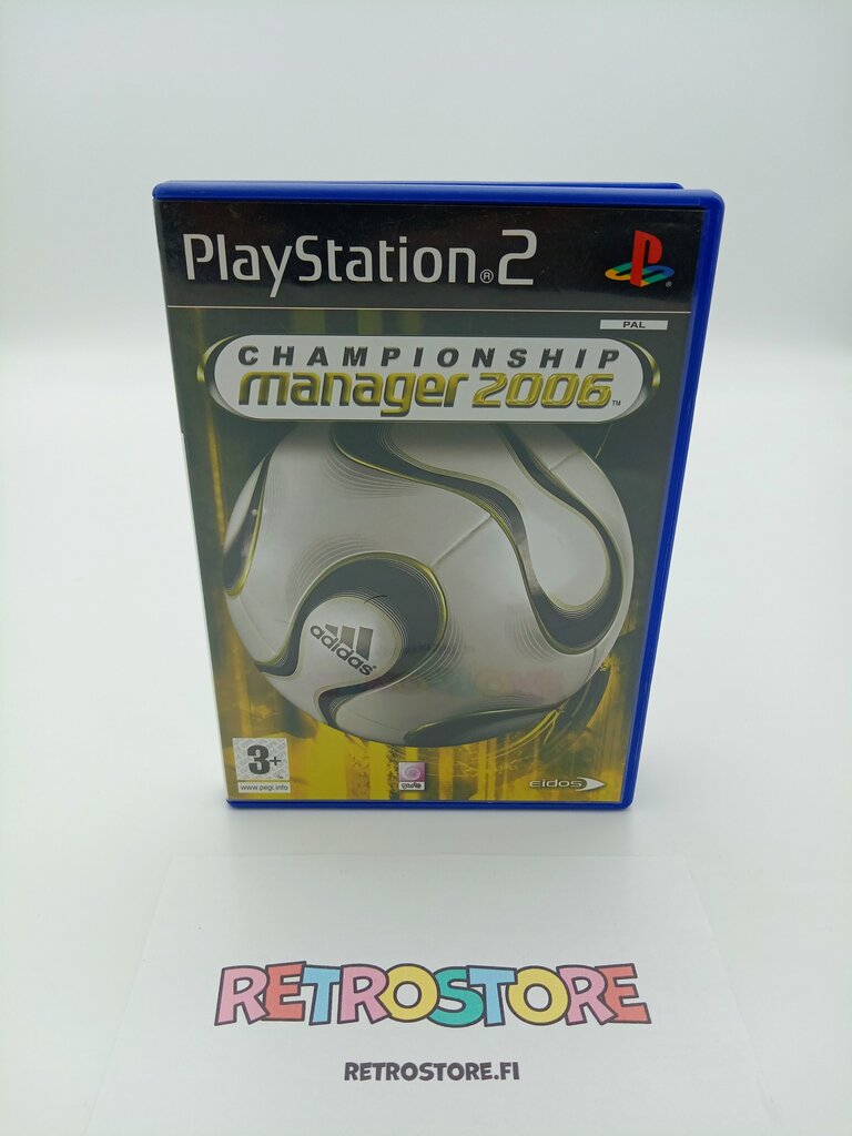 ps2 championship manager 2006 etukansi