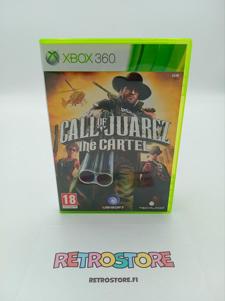 xbox 360 call of juarez - the cartel etukansi
