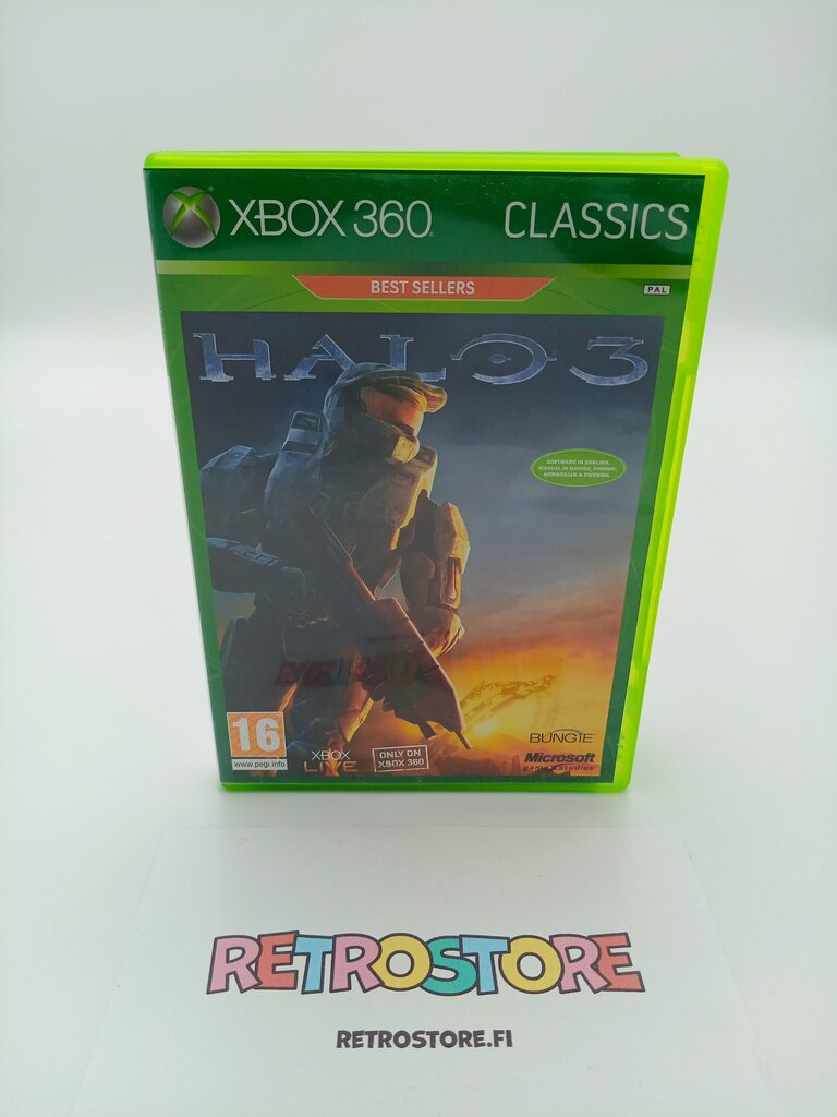 xbox 360 halo 3 etukansi, best sellers julkaisu