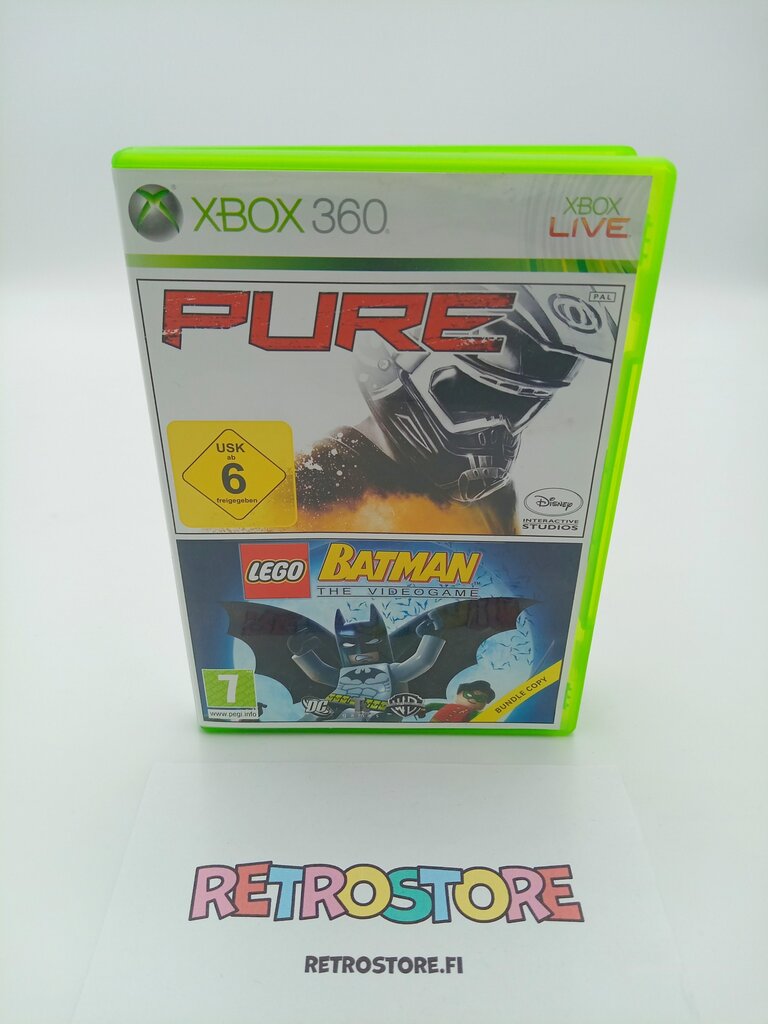 xbox360 pure/lego batman etukansi