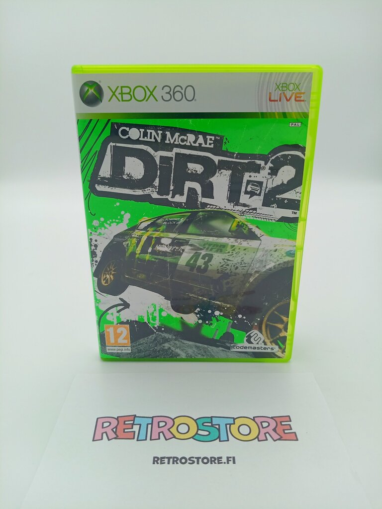 xbox 360 colin mcrae dirt 2 etukansi