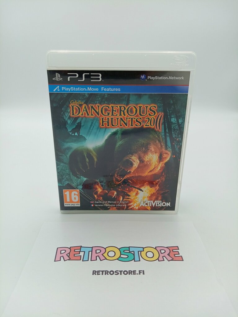 ps3 cabela's dangerous hunts 2011 etukansi