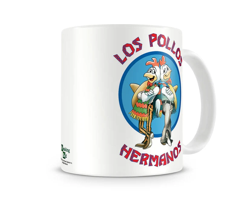 breaking bad los pollos hermanos kahvikuppi sivulta
