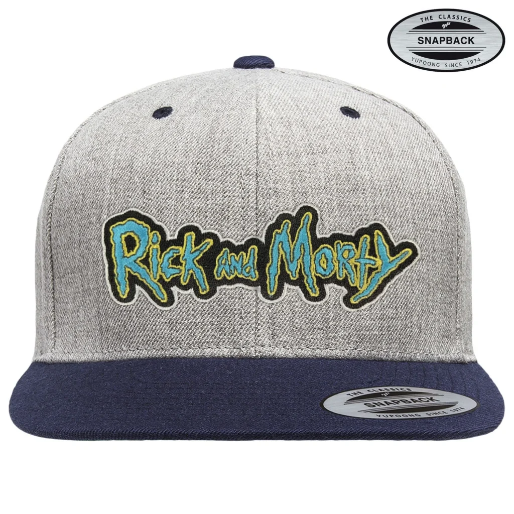 rick and morty lippis, harmaa