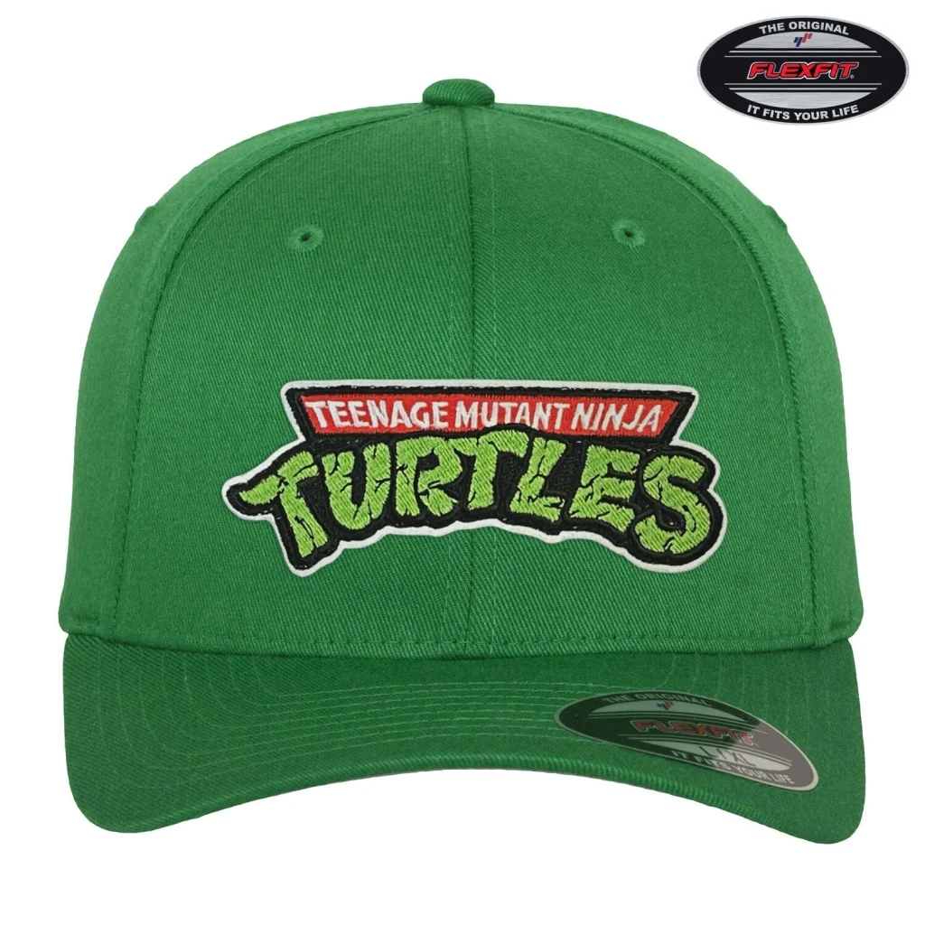 vihreä tmnt lippis, flexfit