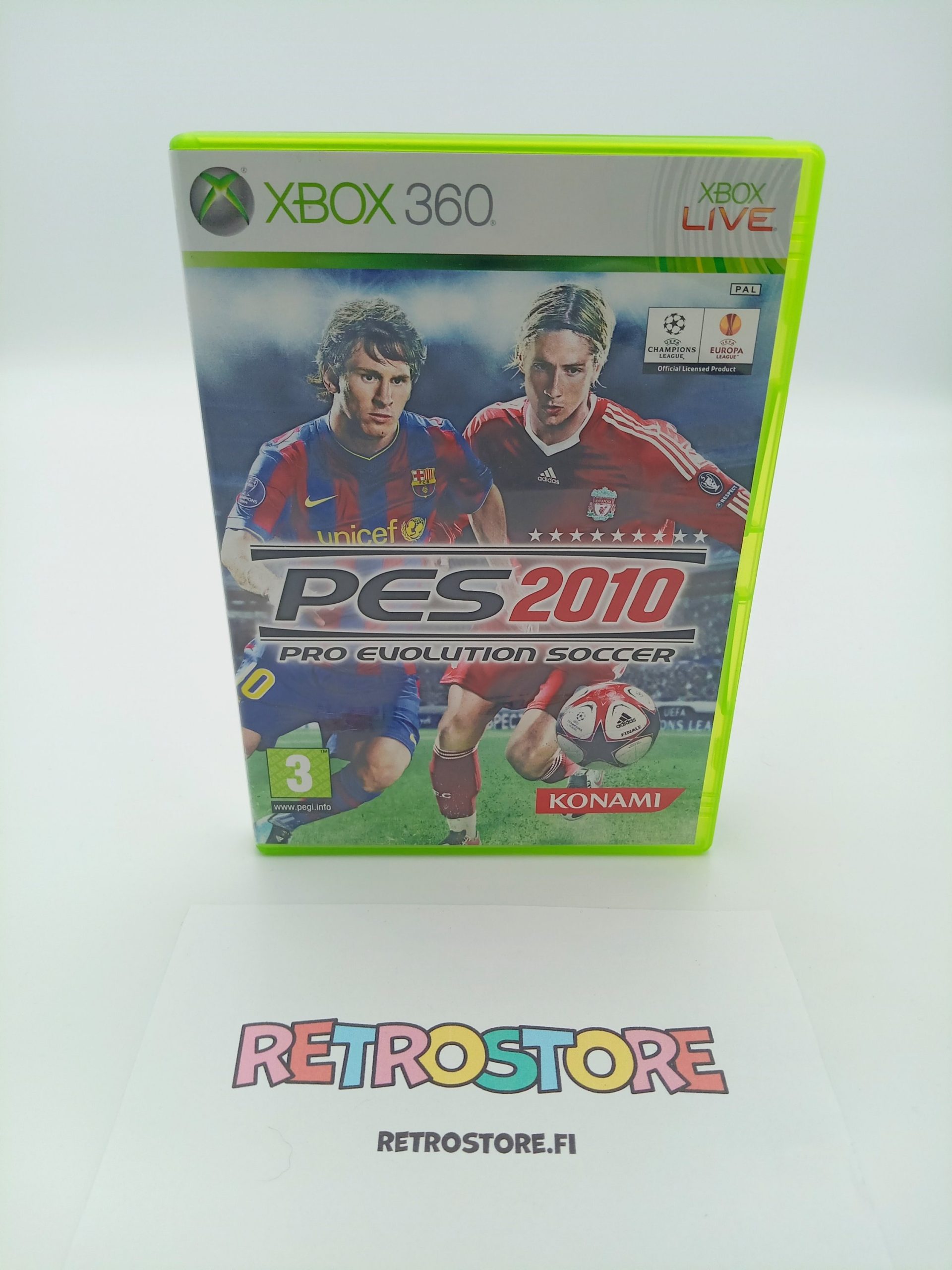 xbox 360 pes 2010 etukansi