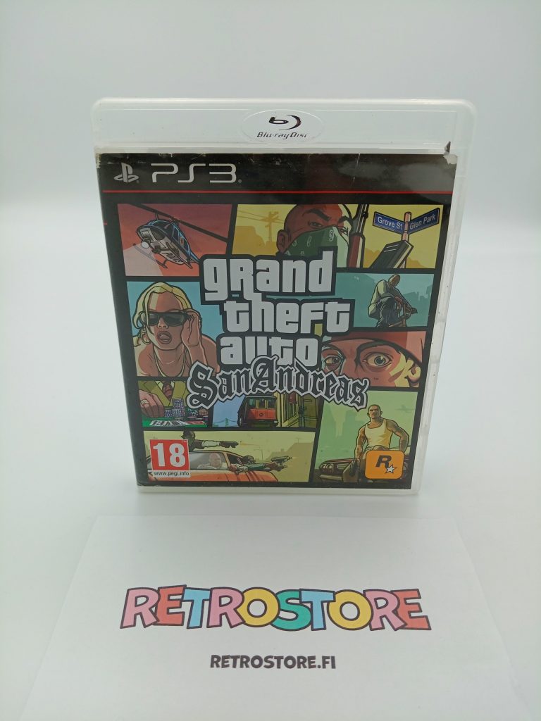 ps3 gta san andreas etukansi