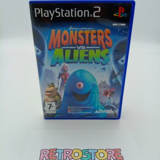 ps2 monsters vs aliens etukansi