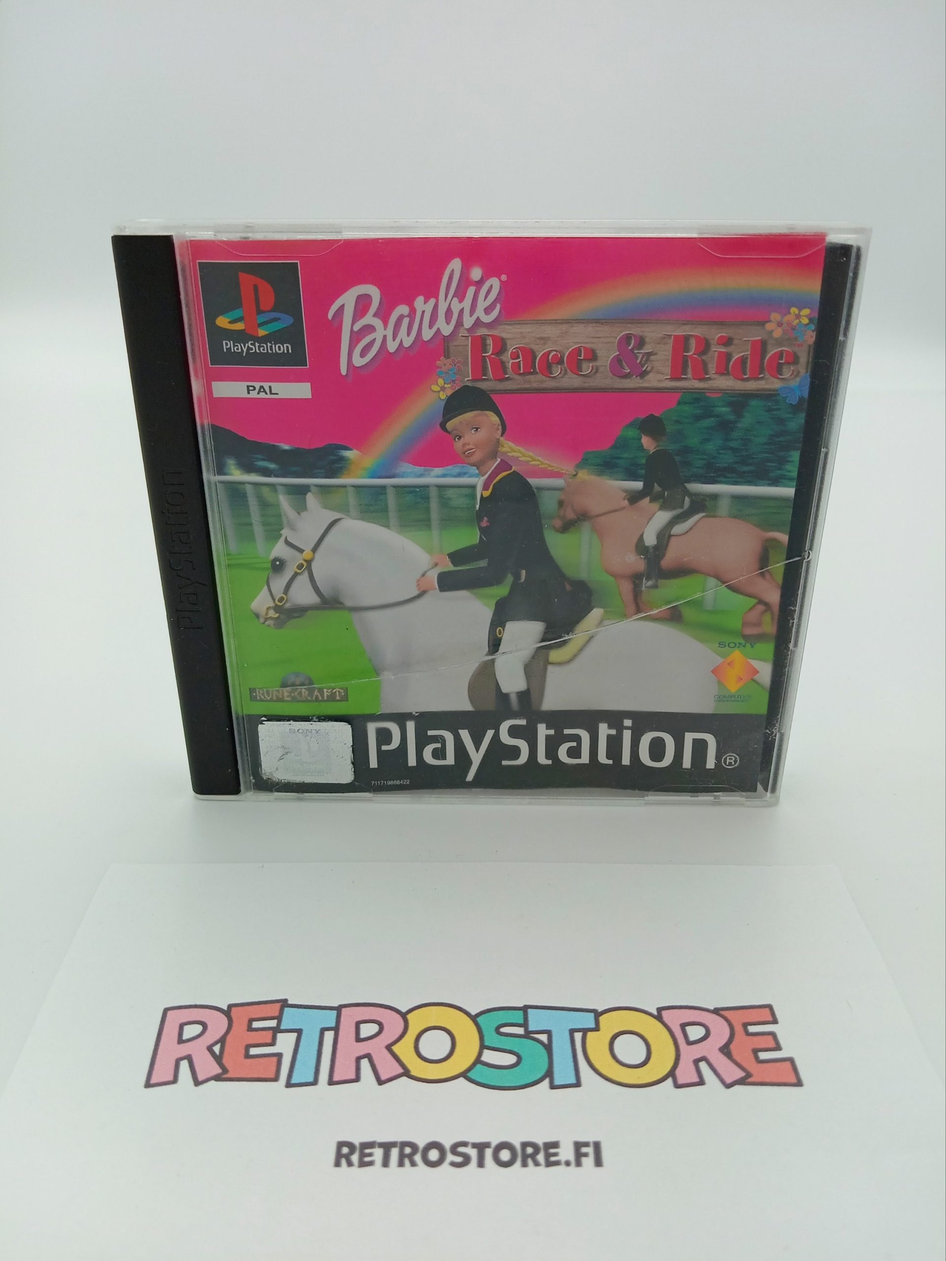 ps1 barbie race and ride etukansi